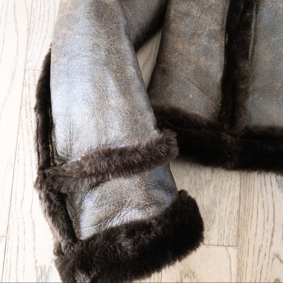 leather bomber jacket - Picture 5 of 14